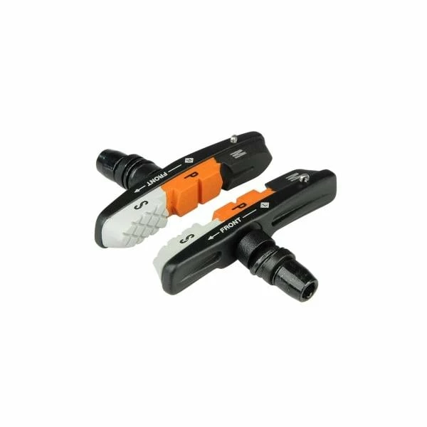 Paire De Patins De Frein à Vis ALLIGATOR VB-661 V-BRAKE Anodisé Gomme Trois Couleurs ALLIGATOR 3 Paire De Patins De Frein à Vis ALLIGATOR VB-661 V-BRAKE Anodisé Gomme Trois Couleurs ALLIGATOR