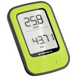 COMPTEUR VÉLO B’TWIN 500 SANS FIL JAUNE