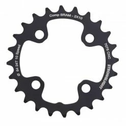 Plateau Intérieur STRONGLIGHT ALU 7075 10V Double 4 Trous 64 Mm