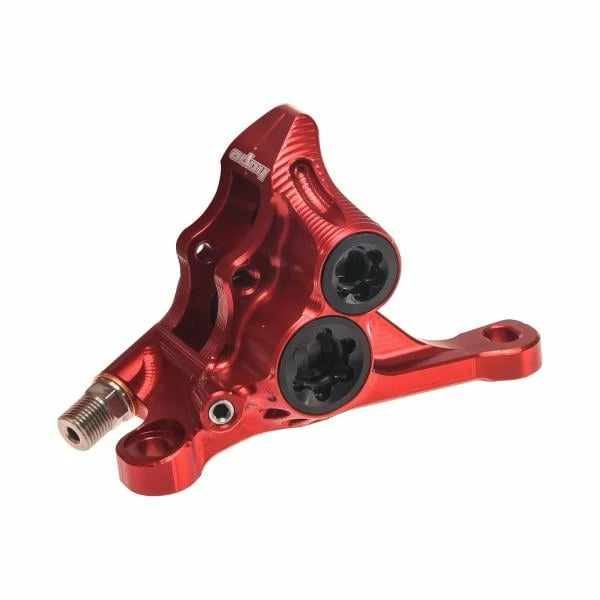 Étrier De Frein Hydraulique HOPE RX4 FLAT MOUNT Sram Rouge 3 Étrier De Frein Hydraulique HOPE RX4 FLAT MOUNT Sram Rouge
