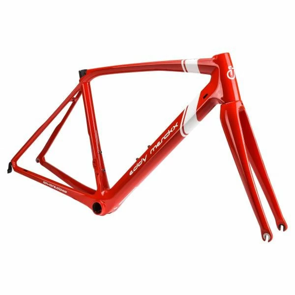 Cadre Route EDDY MERCKX LAVAREDO68 Rouge/Blanc 2020 3 Cadre Route EDDY MERCKX LAVAREDO68 Rouge/Blanc 2020
