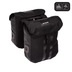 SACOCHE DOUBLE 540 2X20L POUR PORTE BAGAGES IMPERMEABLE